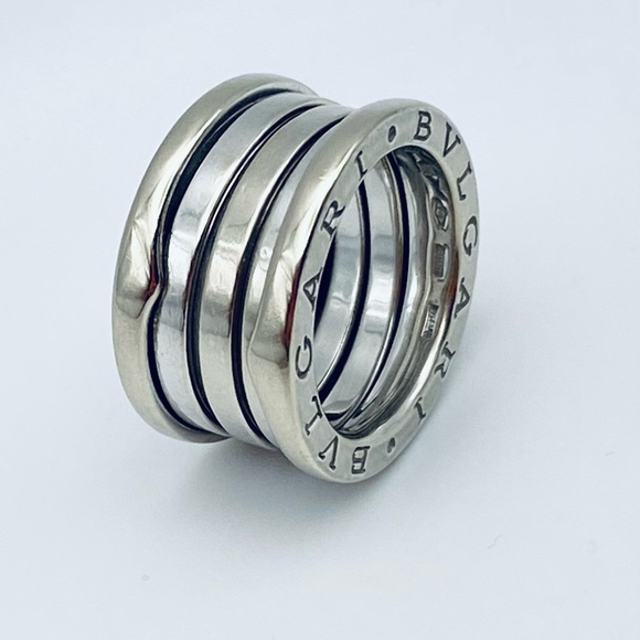 Bvlgari White Gold B.Zero1 Band Ring - Picture 3 of 7